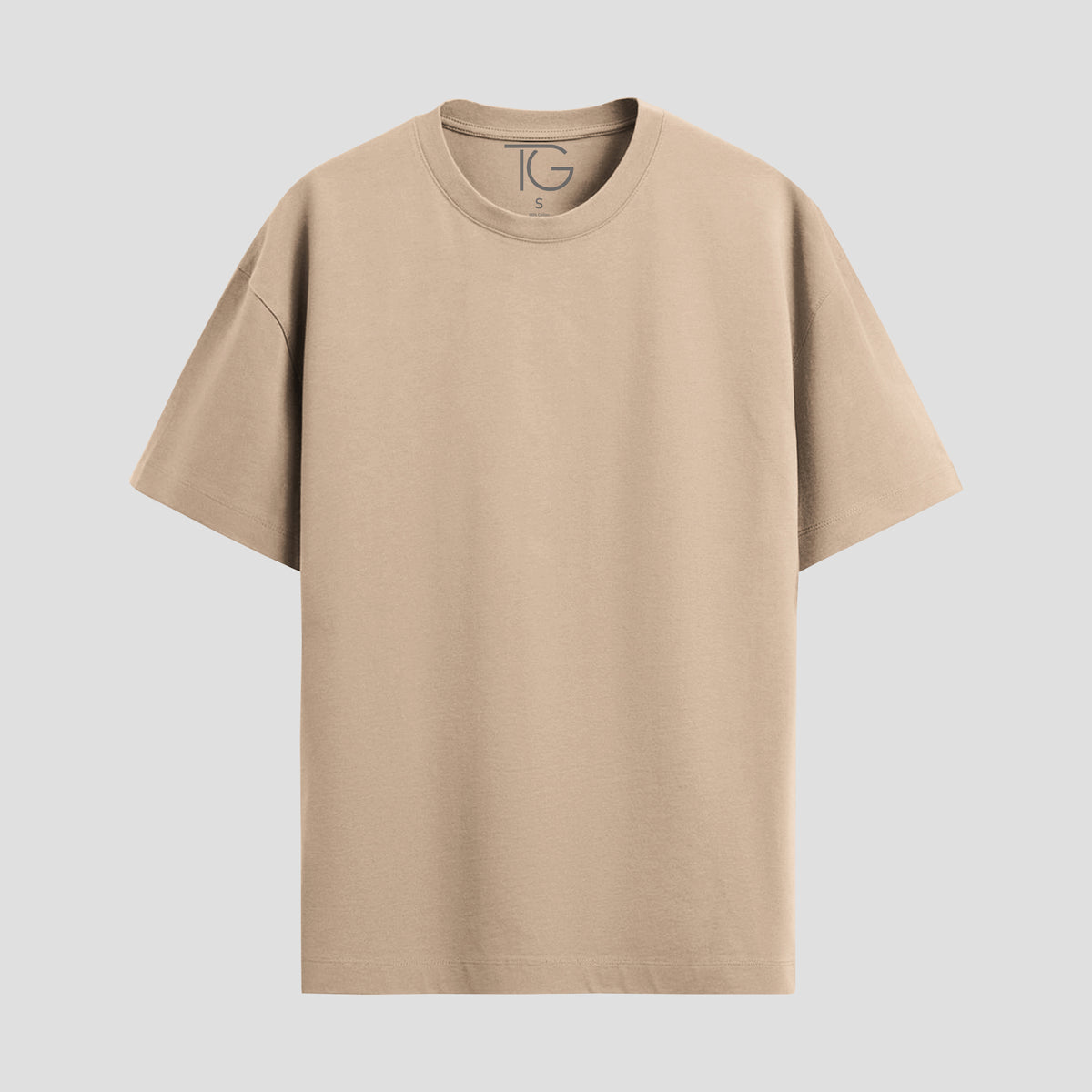 Teegard Basic Bej Unisex Tişört